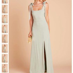 Birdy Grey Alex Convertible Dress in crepe sage green